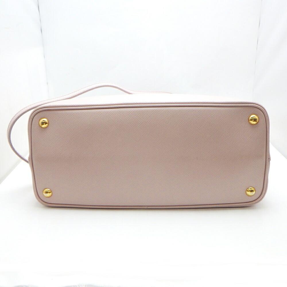 Prada Shoulder Leather Red Triangular Saffiano Cu… - image 4